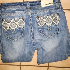 GRACE in LA womens jeans size 28